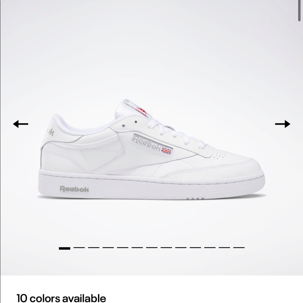 Reebok classic tennis shoes